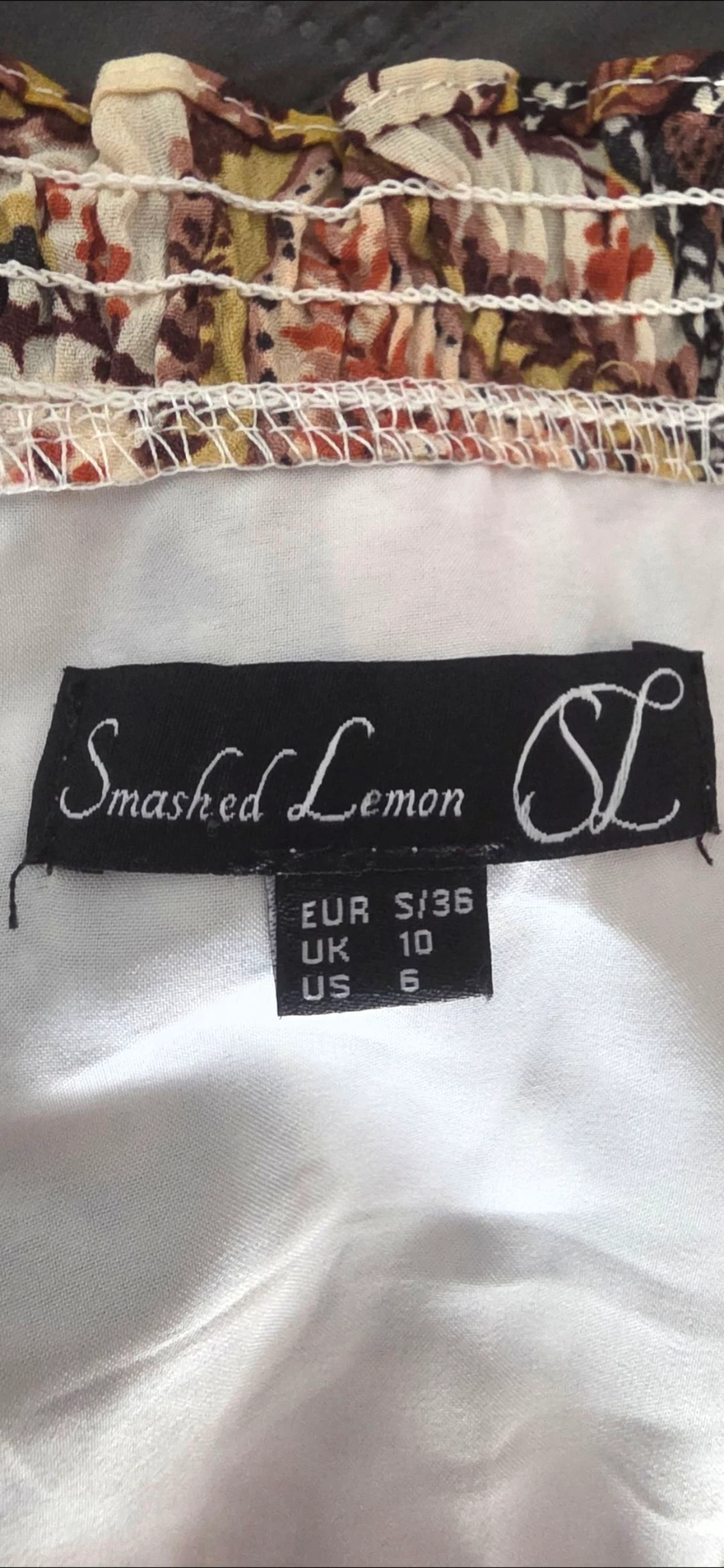 Vestido Smashed Lemon S – photo 2